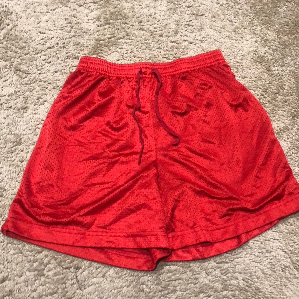 Red Basketball Shorts